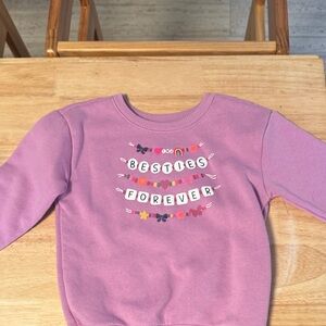 Besties Forever Kids Sweatshirt - Purple